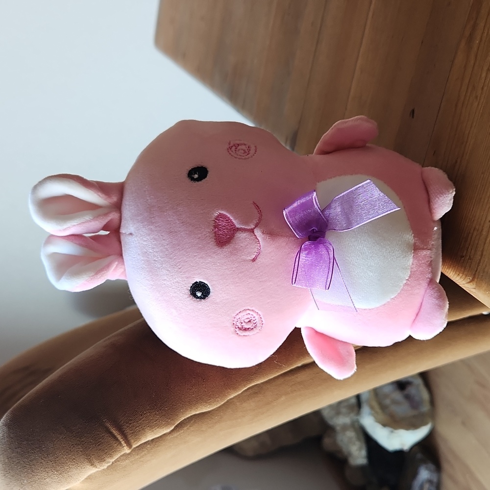 Rabbit 🐇 Pink Soft & Plush by Dream 8.5" to Ear Like New!